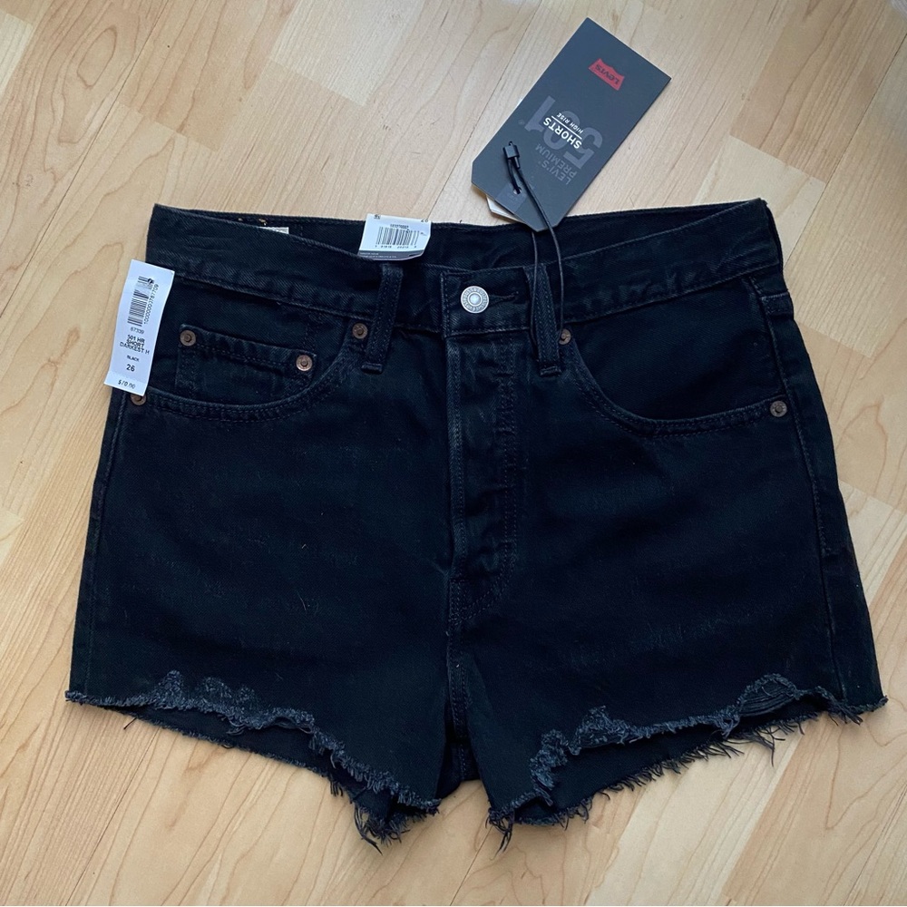 Levi’s High Rise 501 Denim Shorts NWT